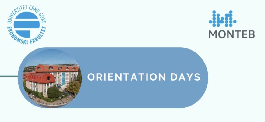Orientation day for I year students