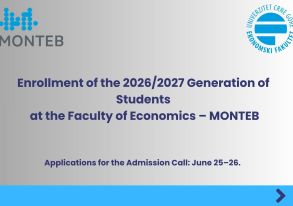 Call For Applications MONTEB - For International Students